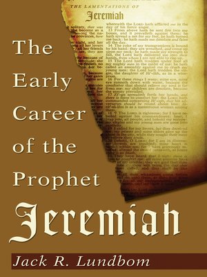 cover image of The Early Career of the Prophet Jeremiah